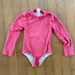 Acacia Honey Ehukai Mesh one piece Girls XXL Pink